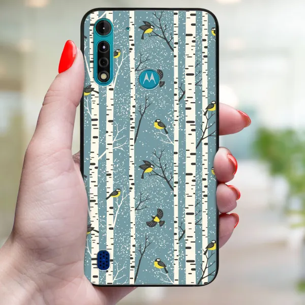 MY ART Kryt s vianočným dizajnom Motorola Moto G8 Power Lite BIRCH (072)