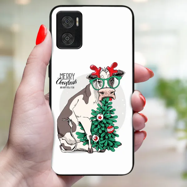 MY ART Kryt s vianočným dizajnom Motorola Moto E22 / E22i MERRY CHRISTMAS (074)