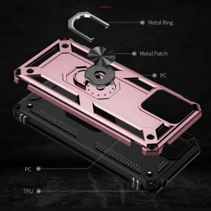 RING Ochranný kryt s držiakom pre Motorola Moto G14 ružový