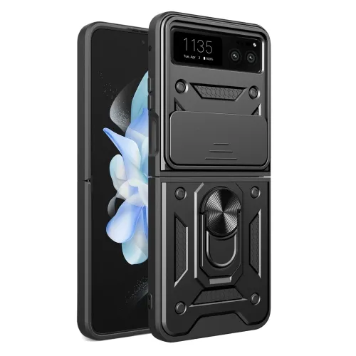 RING CAMERA Kryt s držiakom pre Motorola Razr 40 čierny
