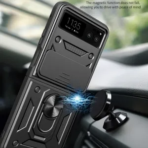 RING CAMERA Kryt s držiakom pre Motorola Razr 40 modrý