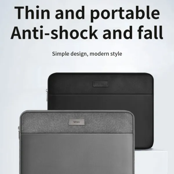 WIWU MINIMALIST LAPTOP Puzdro pre notebook s uhlopriečkou do 14" čierne
