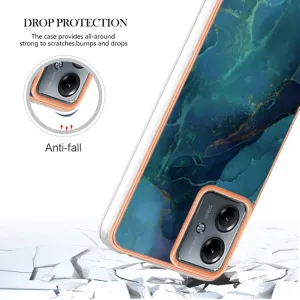 IMD MARBLE Ochranný kryt Motorola Moto G14 GREEN