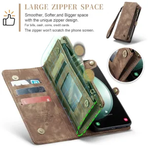 WALLET Ochranný kryt s peňaženkou 2v1 pre Samsung Galaxy S23 FE 5G hnedý