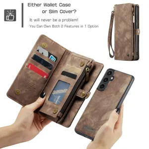 WALLET Ochranný kryt s peňaženkou 2v1 pre Samsung Galaxy S23 FE 5G hnedý