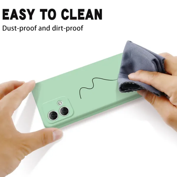 RUBBER Ochranný kryt pre Motorola Moto G84 5G zelený