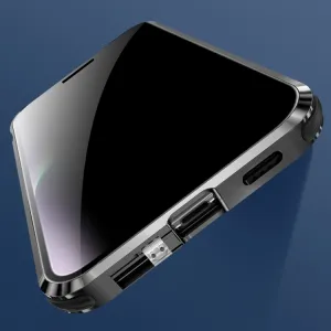 Magnetický kryt 360 pre Apple iPhone 15 modrý