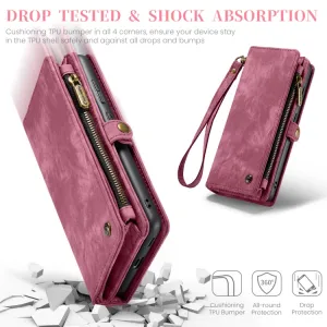 WALLET Ochranný kryt s peňaženkou 2v1 pre Samsung Galaxy S23 FE 5G červený