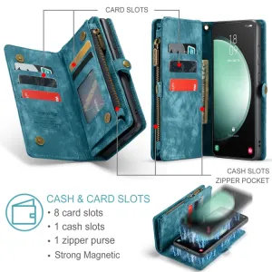 WALLET Ochranný kryt s peňaženkou 2v1 pre Samsung Galaxy S23 FE 5G modrý