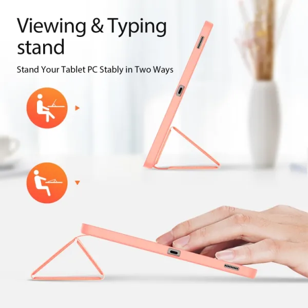 DUX DOMO Zaklápacie puzdro Samsung Galaxy Tab S9 FE+ ružové