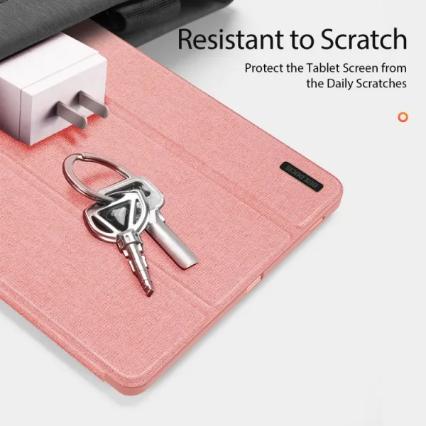 DUX DOMO Zaklápacie puzdro Samsung Galaxy Tab S9 FE+ ružové