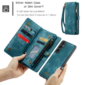 WALLET Ochranný kryt s peňaženkou 2v1 pre Samsung Galaxy S23 FE 5G modrý