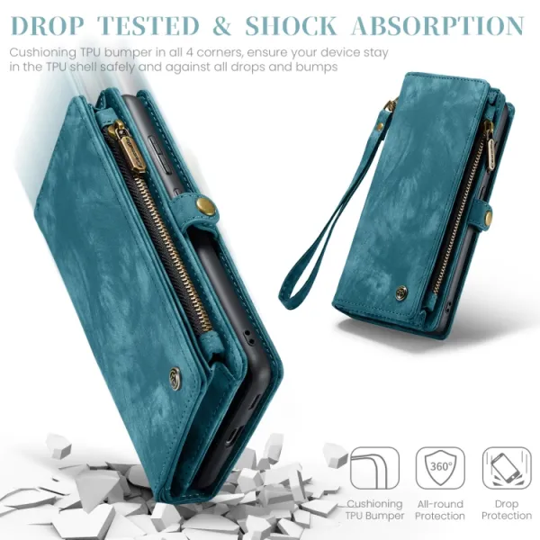 WALLET Ochranný kryt s peňaženkou 2v1 pre Samsung Galaxy S23 FE 5G modrý