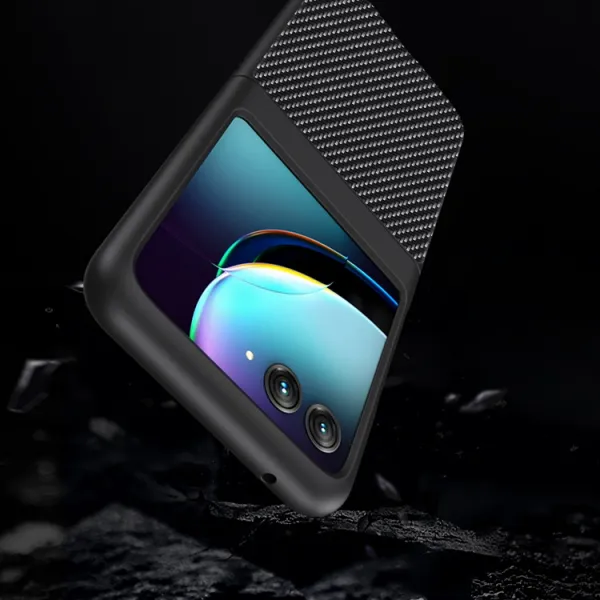 CARBON Ochranný kryt Motorola Razr 40 Ultra modrý