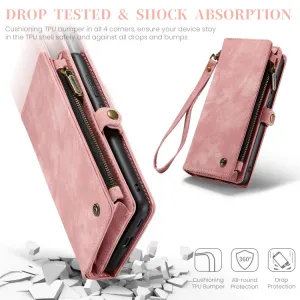 WALLET Ochranný kryt s peňaženkou 2v1 pre Samsung Galaxy S23 FE 5G ružový
