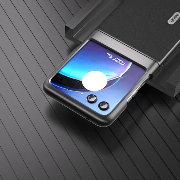 ABEEL LEATHER Obal pre Motorola Razr 40 Ultra čierny