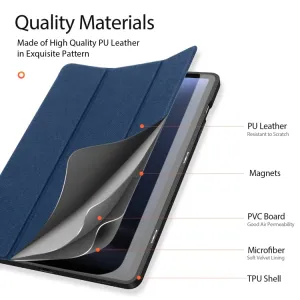 Dux Ducis Domo puzdro na Samsung Galaxy Tab S9 FE, modré