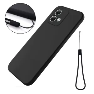 RUBBER Ochranný kryt pre Motorola Moto G84 5G čierny