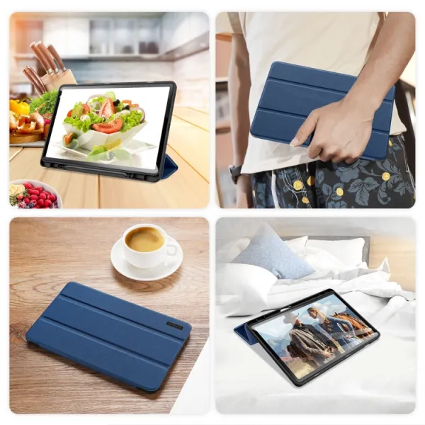 Dux Ducis Domo puzdro na Samsung Galaxy Tab S9 FE, modré