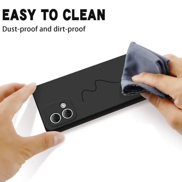 RUBBER Ochranný kryt pre Motorola Moto G84 5G čierny