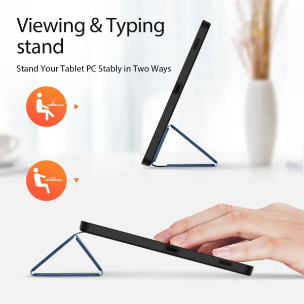 Dux Ducis Domo puzdro na Samsung Galaxy Tab S9 FE, modré