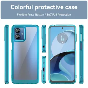 CRYSTAL Ochranný kryt pre Motorola Moto G14 tyrkysový