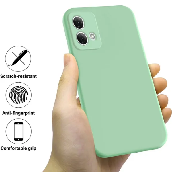 RUBBER Ochranný kryt pre Motorola Moto G84 5G zelený