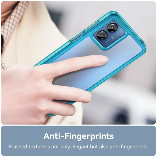 CRYSTAL Ochranný kryt pre Motorola Moto G14 tyrkysový