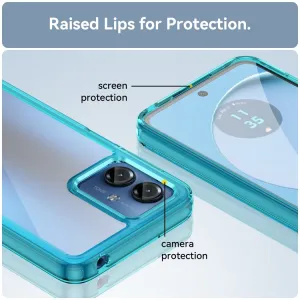 CRYSTAL Ochranný kryt pre Motorola Moto G14 tyrkysový