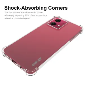 ENKAY AIRBAG Extra odolný kryt Motorola Moto G84 5G priehľadný