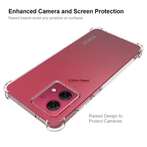 ENKAY AIRBAG Extra odolný kryt Motorola Moto G84 5G priehľadný