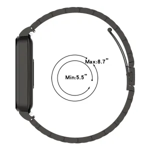 TECH-PROTECT Kovový remienok s krytom Xiaomi Smart Band 8 Active strieborný