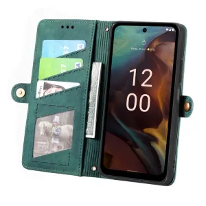 GEOM Peňaženkové puzdro pre Nokia XR21 zelené