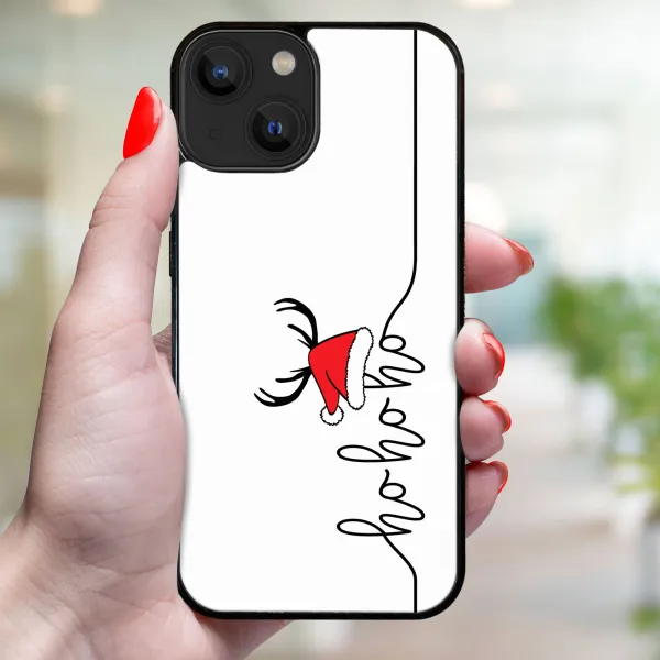 MY ART Kryt s vianočným dizajnom Apple iPhone 14 HOHOHO (073)