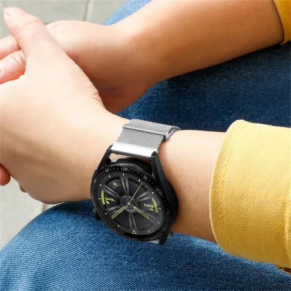MILANESE Kovový remienok Huawei Watch GT 4 46mm čierny