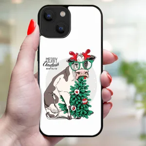 MY ART Kryt s vianočným dizajnom Apple iPhone 14 MERRY CHRISTMAS (074)