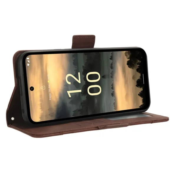 SLOT Peňaženkový obal pre Nokia XR21 hnedý
