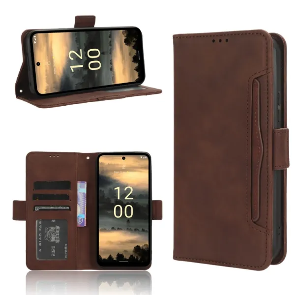 SLOT Peňaženkový obal pre Nokia XR21 hnedý