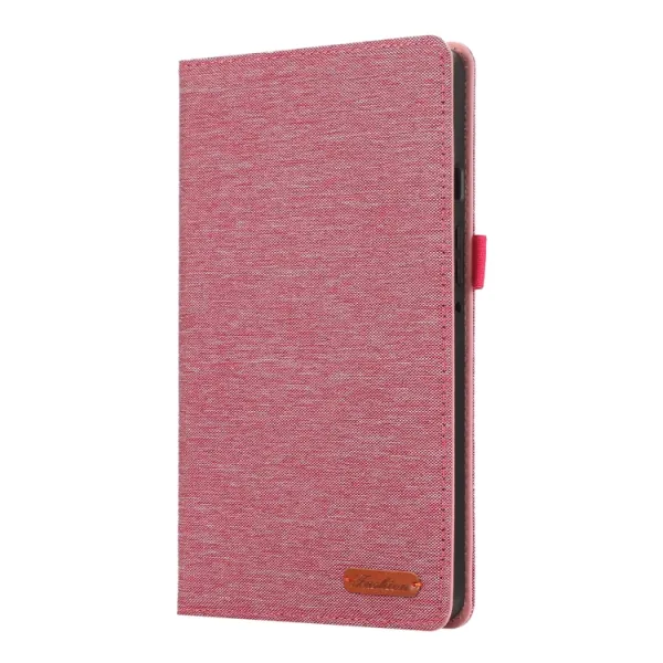 FABRIC Zaklápací kryt pre Samsung Galaxy Tab A9 ružový