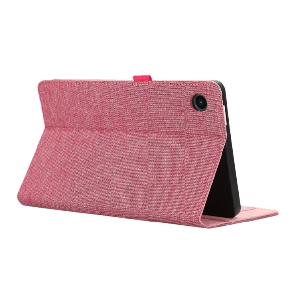 FABRIC Zaklápací kryt pre Samsung Galaxy Tab A9 ružový
