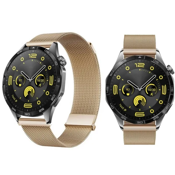 MILANESE Kovový remienok Huawei Watch GT 4 46mm ružovozlatý