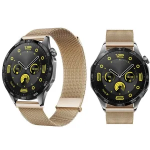 MILANESE Kovový remienok Huawei Watch GT 4 46mm ružovozlatý