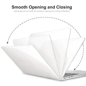 ENKAY CRYSTAL SET Ochranná sada pre MacBook Air 15" M2 / M3 (A2941 / A3114)  čierna