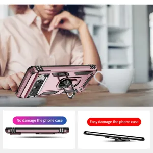 RING Ochranný kryt s držiakom pre Google Pixel 8 Pro ružový