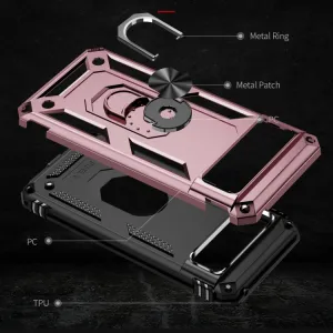 RING Ochranný kryt s držiakom pre Google Pixel 8 Pro ružový