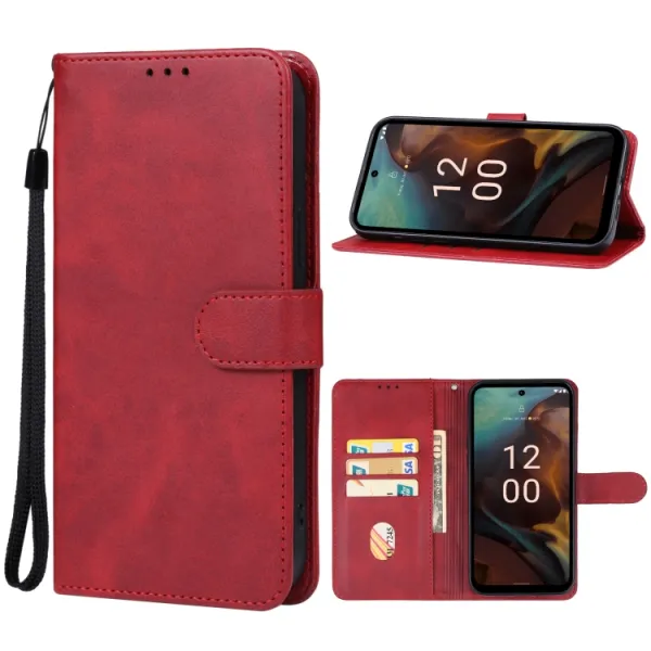 SMOOTH Peňaženkové puzdro pre Nokia XR21 červené