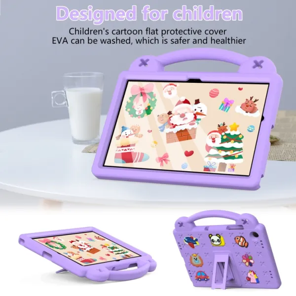 FANY Detský obal na tablet pre Samsung Galaxy Tab A9+ fialový