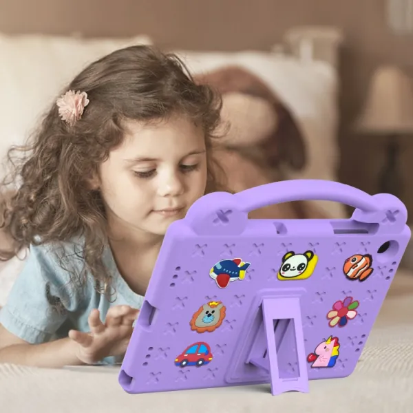 FANY Detský obal na tablet pre Samsung Galaxy Tab A9+ fialový