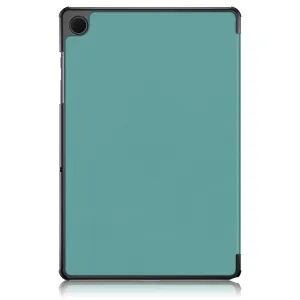 LEATHER Zaklápací obal Samsung Galaxy Tab A9+ zelený