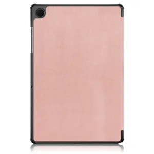 LEATHER Zaklápací obal Samsung Galaxy Tab A9+ ružový